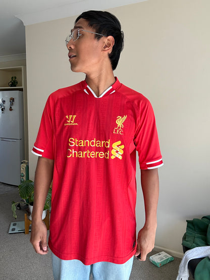 official Warrior Liverpool FC 2013-2014 season home jersey Red Large