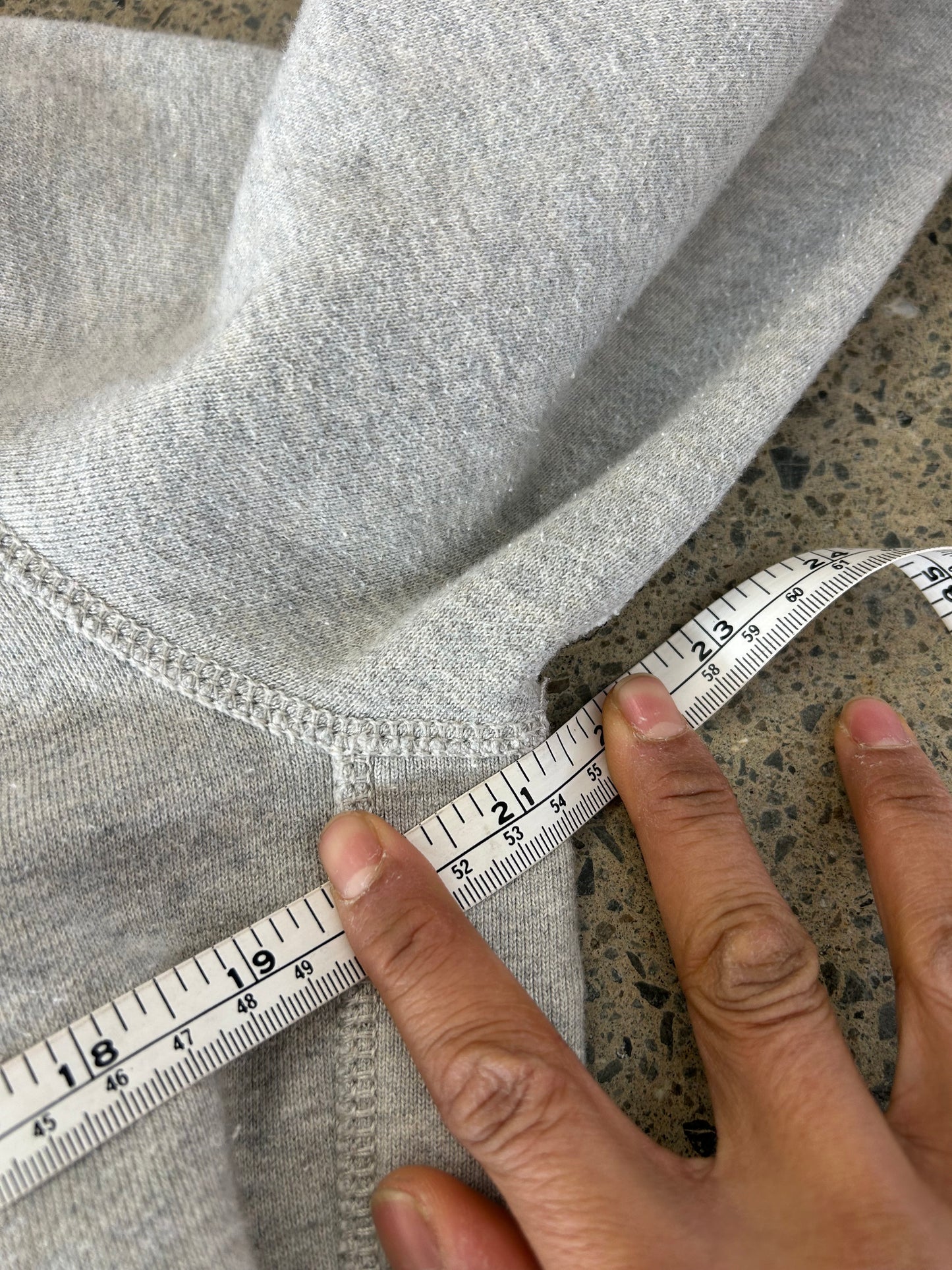 Grey Polo Ralph Lauren full-zip hoodie with an embroidered black signature pony logo on the chest Medium
