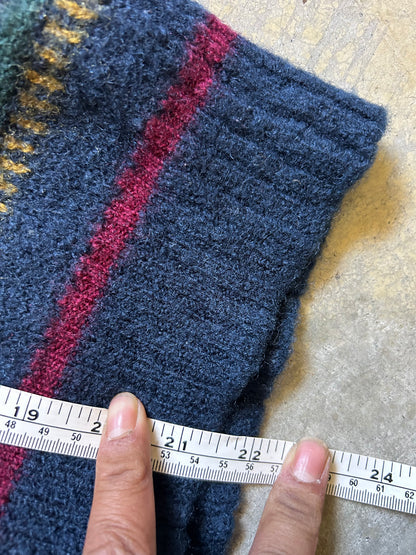 Lincoln vintage wool sweater XL Cropped Navy