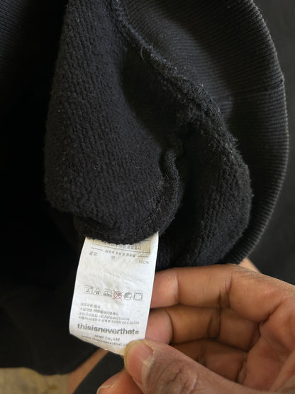 thisisneverthat T-Logo Crewneck in black XL Black Embroid