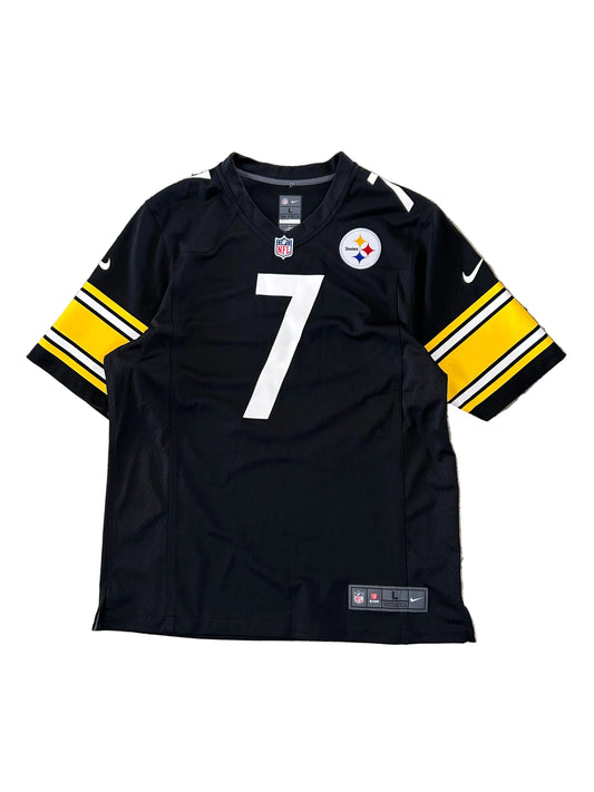 Nike Pittsburgh Steelers Ben Roethlisberger jersey featuring the iconic number 7 Large