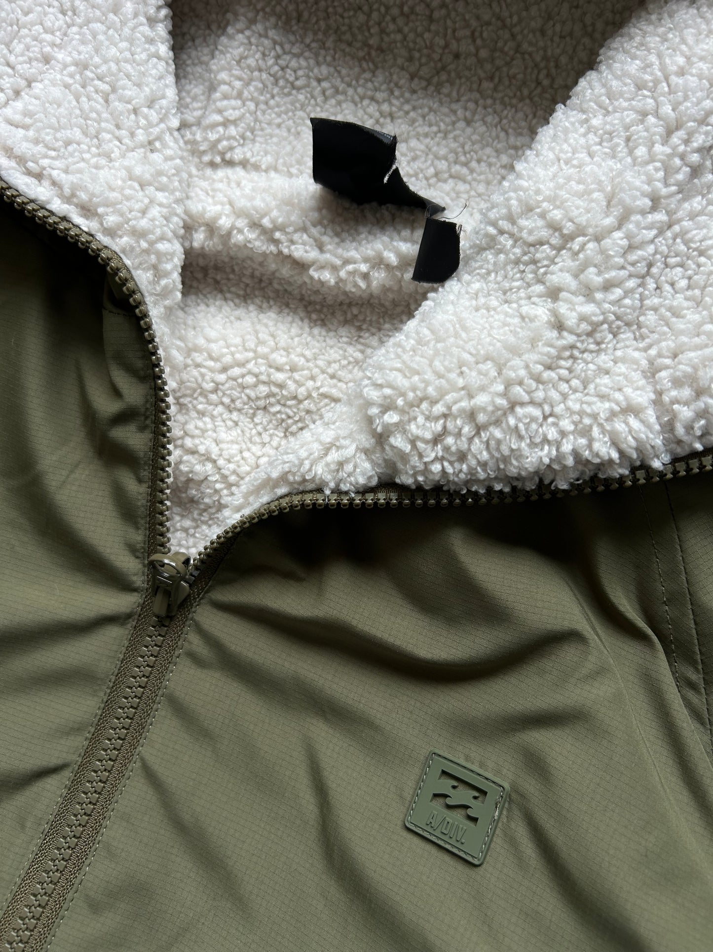 Boundary Reversible Jacket Billabong Fleece XL Olive