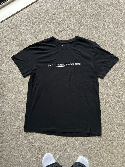 Nike Chicago Black Tee Large