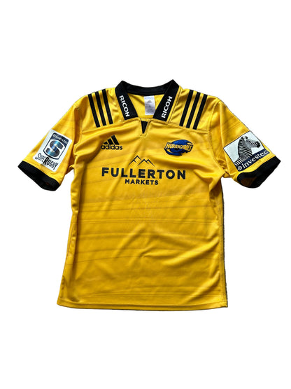 Adidas Hurricanes 2017 men's rugby home jersey Yellow XL