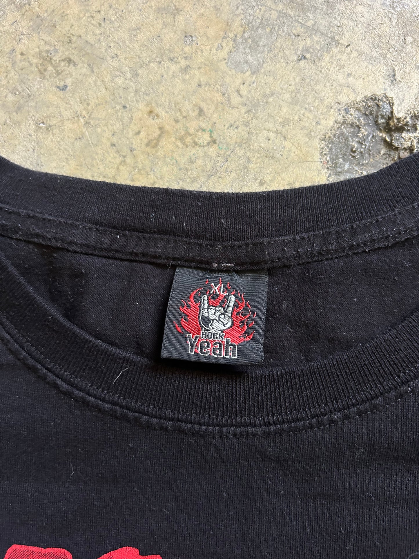 System of a Down band logo t-shirt featuring a multi-colored graphic design Thailand Boot XL