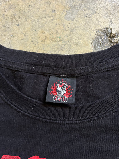 System of a Down band logo t-shirt featuring a multi-colored graphic design Thailand Boot XL