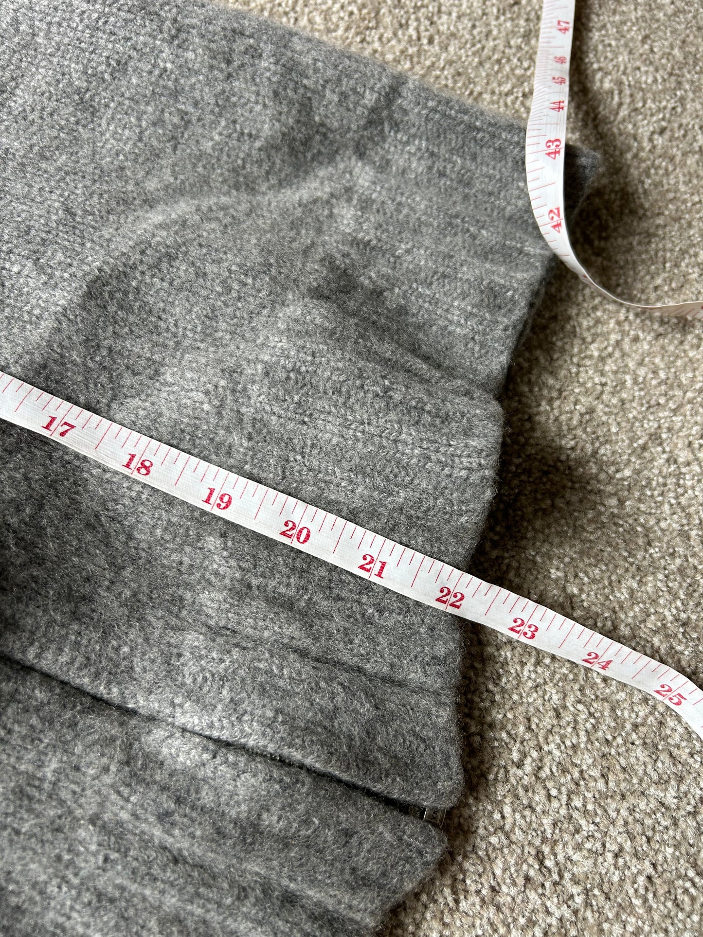 Ralph Lauren RL Grey Wool Zip Jacket Small