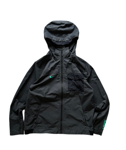 Nike Tiffany Swoosh Windbreaker Large Grey