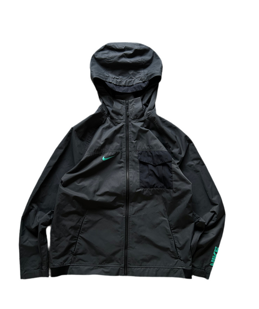 Nike Tiffany Swoosh Windbreaker Large Grey