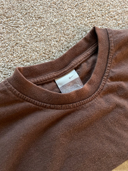 Vintage Nike Paris Tee Brown XL