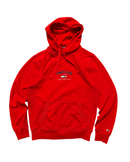 Tommy Jeans Timeless Hoodie Small Red