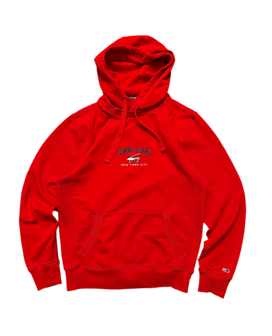 Tommy Jeans Timeless Hoodie Small Red