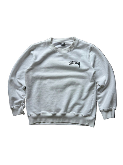 white Stüssy Venus Stussy Crewneck sweatshirt Mediun