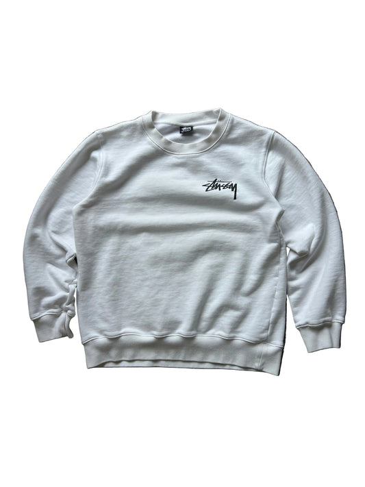 white Stüssy Venus Stussy Crewneck sweatshirt Mediun