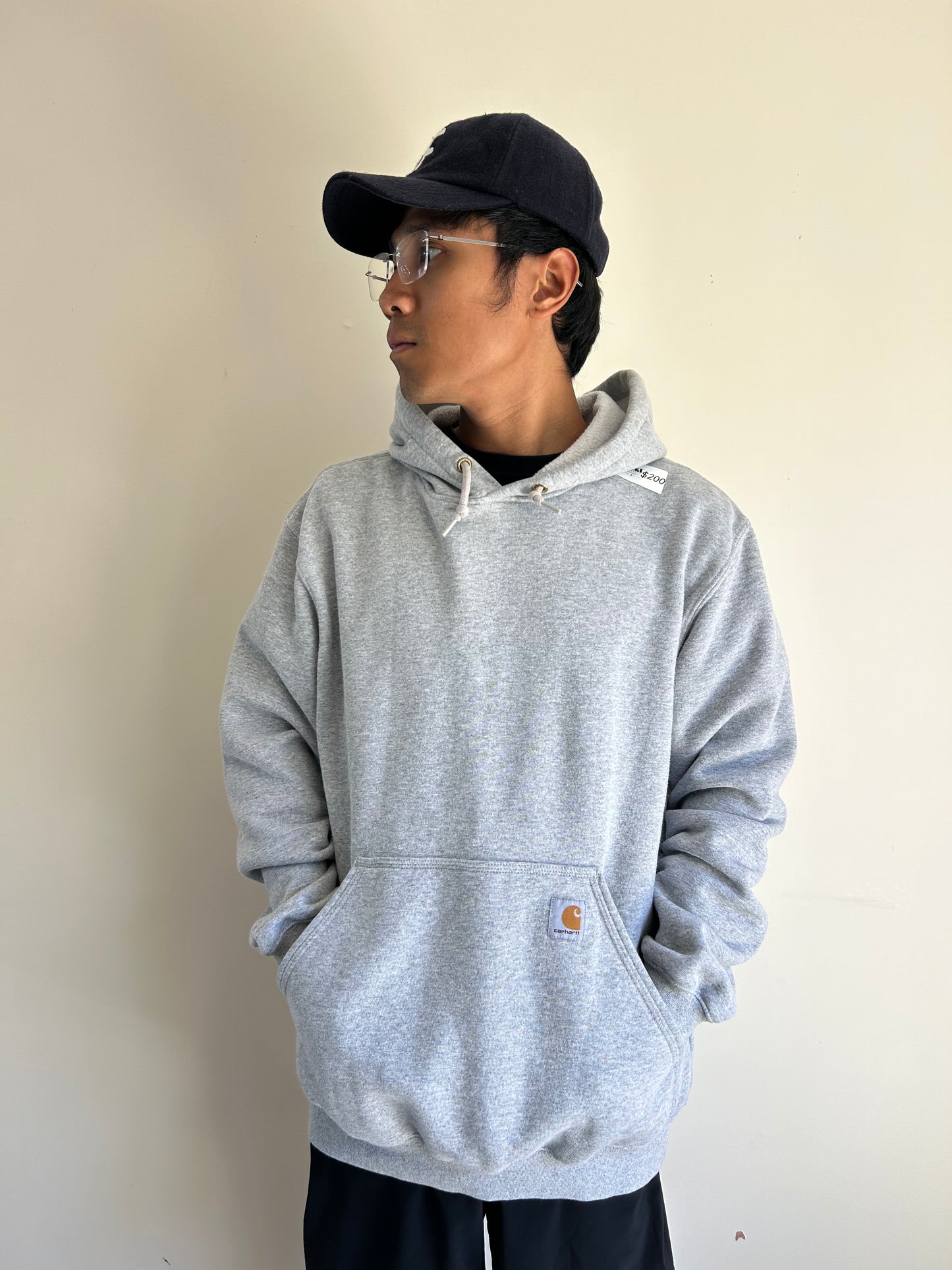 Carhartt Hoodie Grey Medium K121
