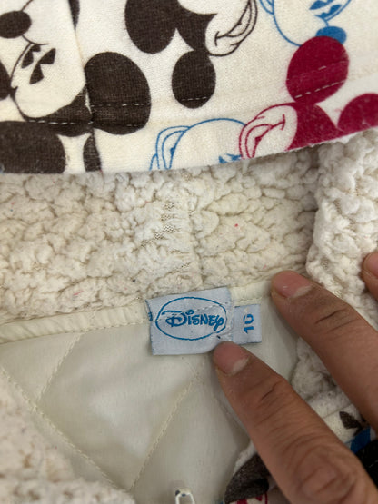 Disney Minnie Mouse hoodie features a fleece-lined interior and an allover character print kids 10 XS