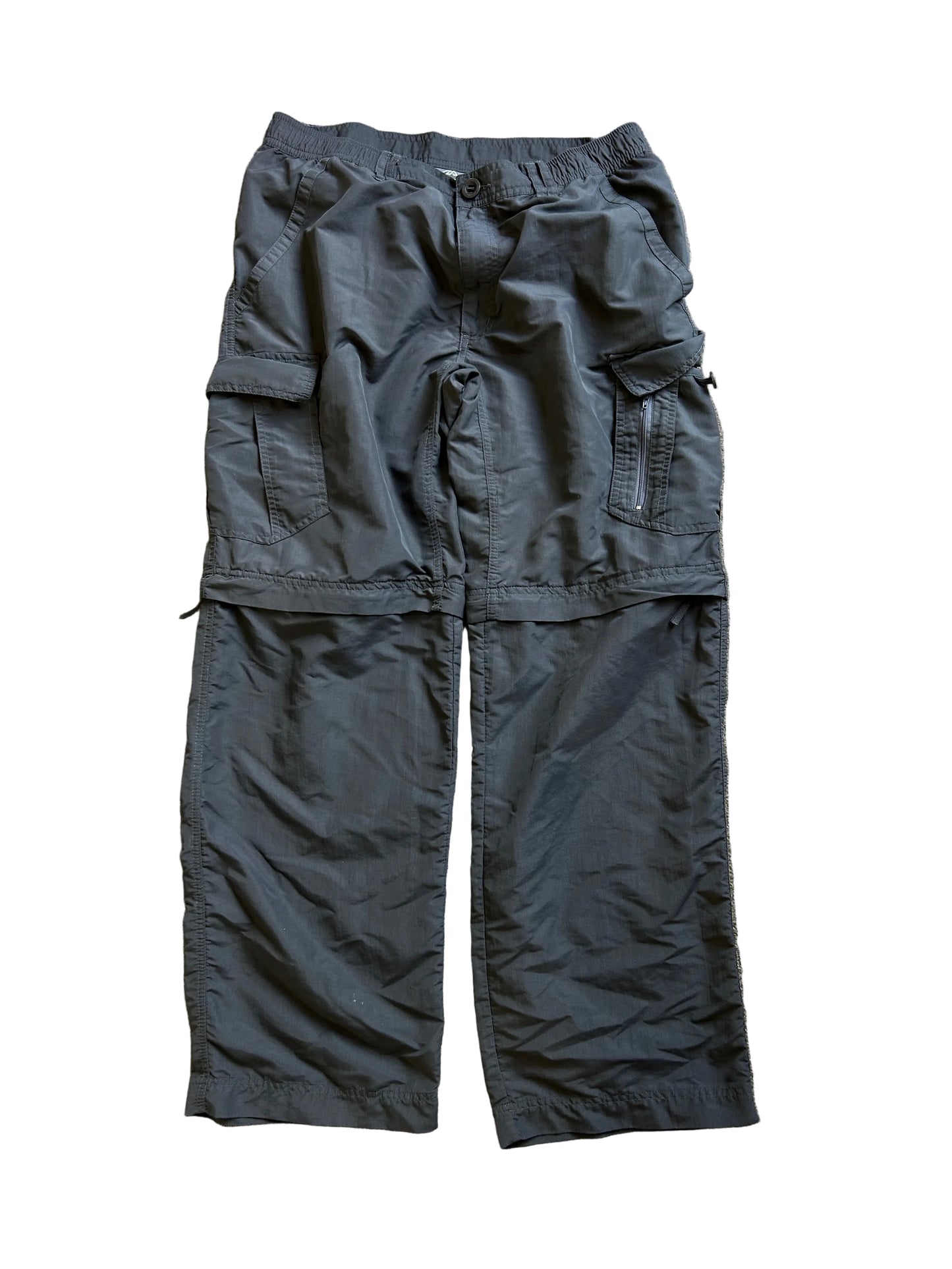 Kathmandu Men's EVRY-Day Convertible Pants in dark grey Medium 34