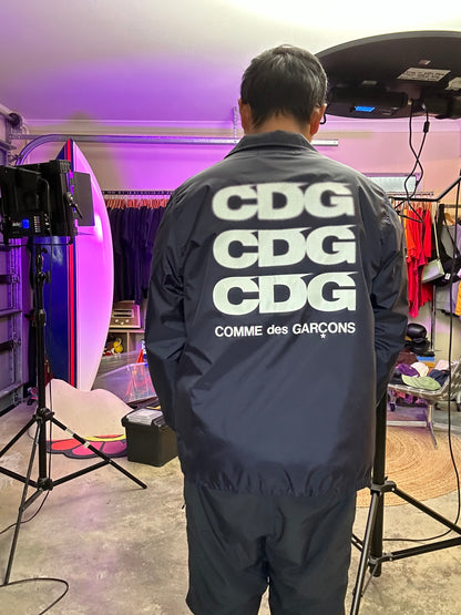 CDG coach jacket Navy COMME des GARCONS Navy Blue Medium