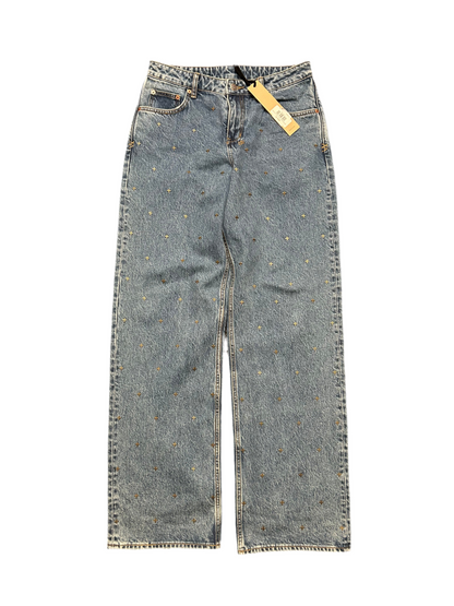Ksubi Denim Studded Metal Denim Pants size 32 Deadstock