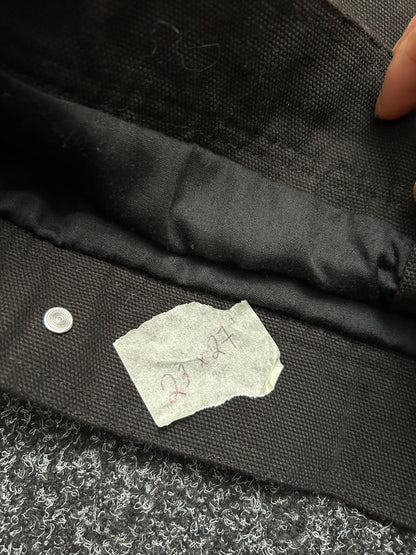 Absent Black Canvas Jacket ( Detroit Vibes)