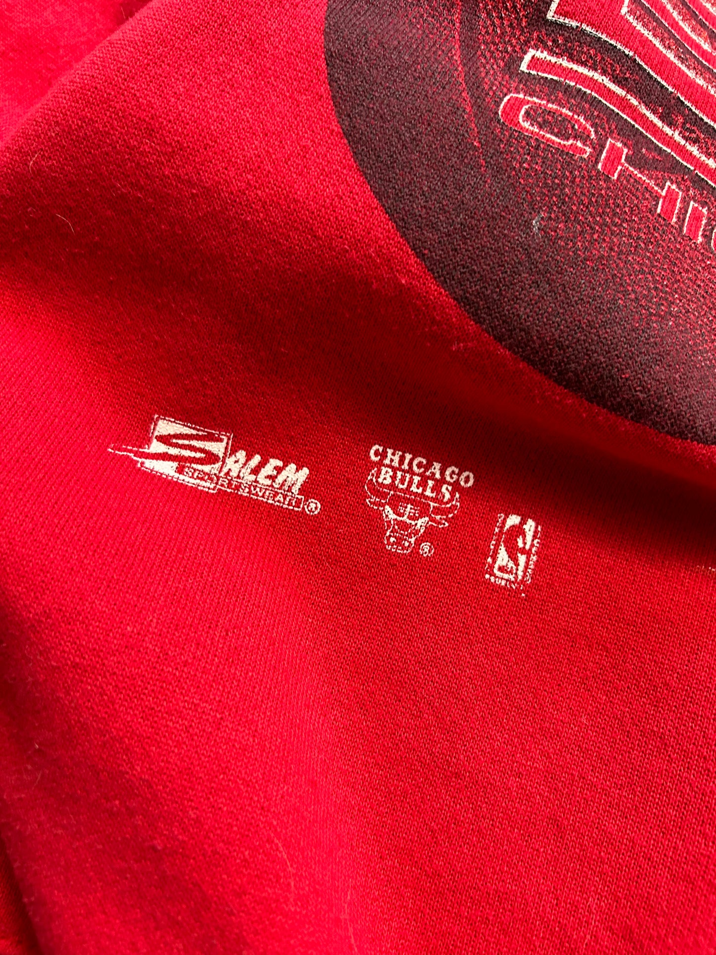 Vintage Chicago Bulls Sweater Red Small Salem Tab NBA