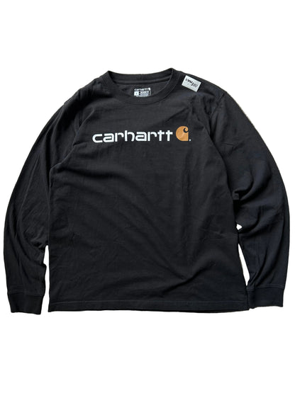 Carhartt Black Script Longsleeve Large