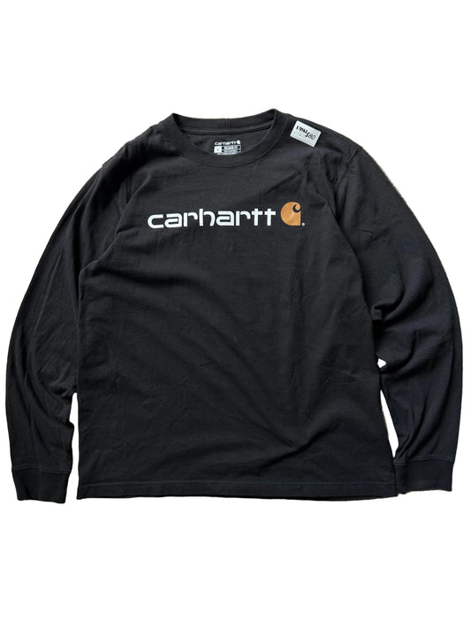 Carhartt Black Script Longsleeve Large