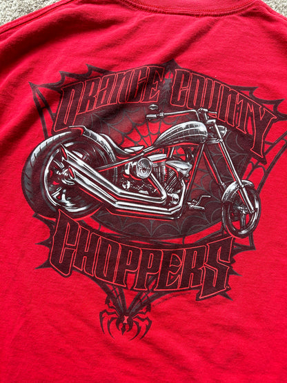 Vintage Orange County Choppers Tee Red 2004 Large