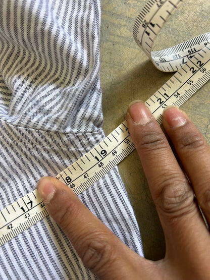 men's long-sleeve striped button-down shirt by Rodd & Gunn Oxford Small