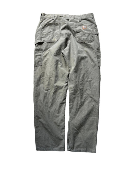 Carhartt B51 Brown original dungaree fit carpenter work pants size 38