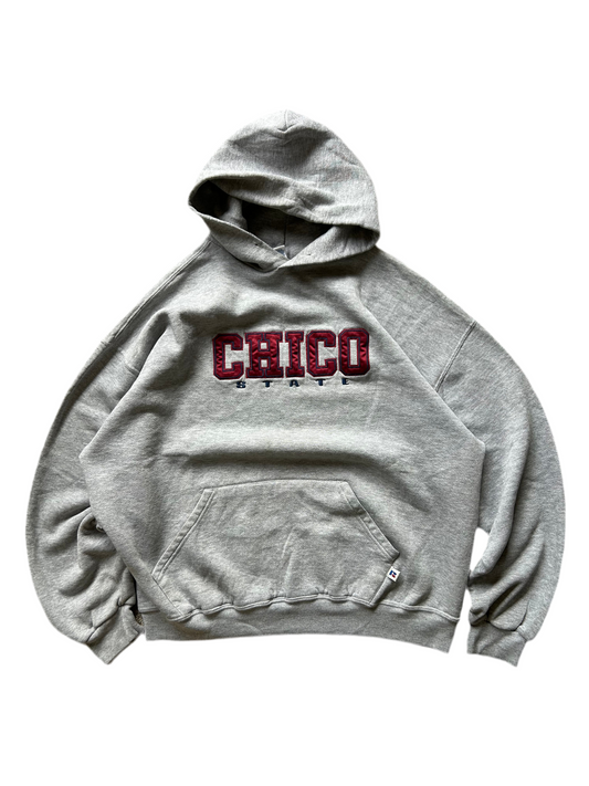 Vintage Chico State Hoodie Sweater Grey XL