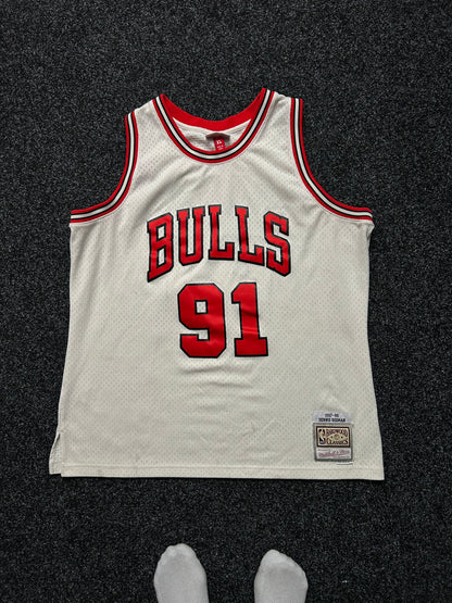 Mitchell & Ness NBA Chicago Bulls Rodman 97-98 Road Swingman Jersey XL