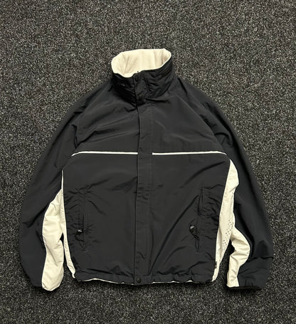 Fleece & Nylon Reversible Jacket Telecom New Zealand Large