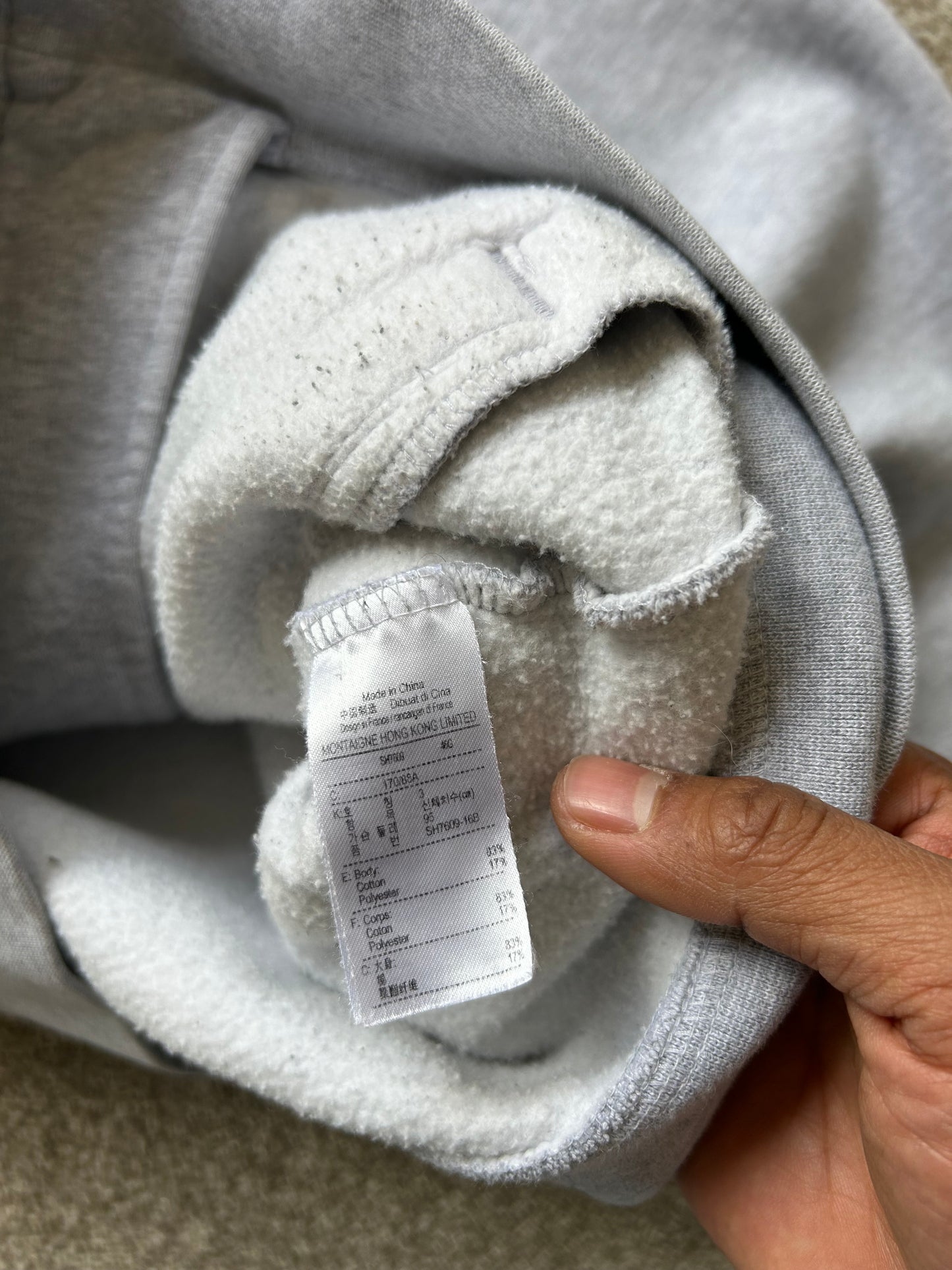 Lacoste Sport Full-Zip Hoodie Grey Small