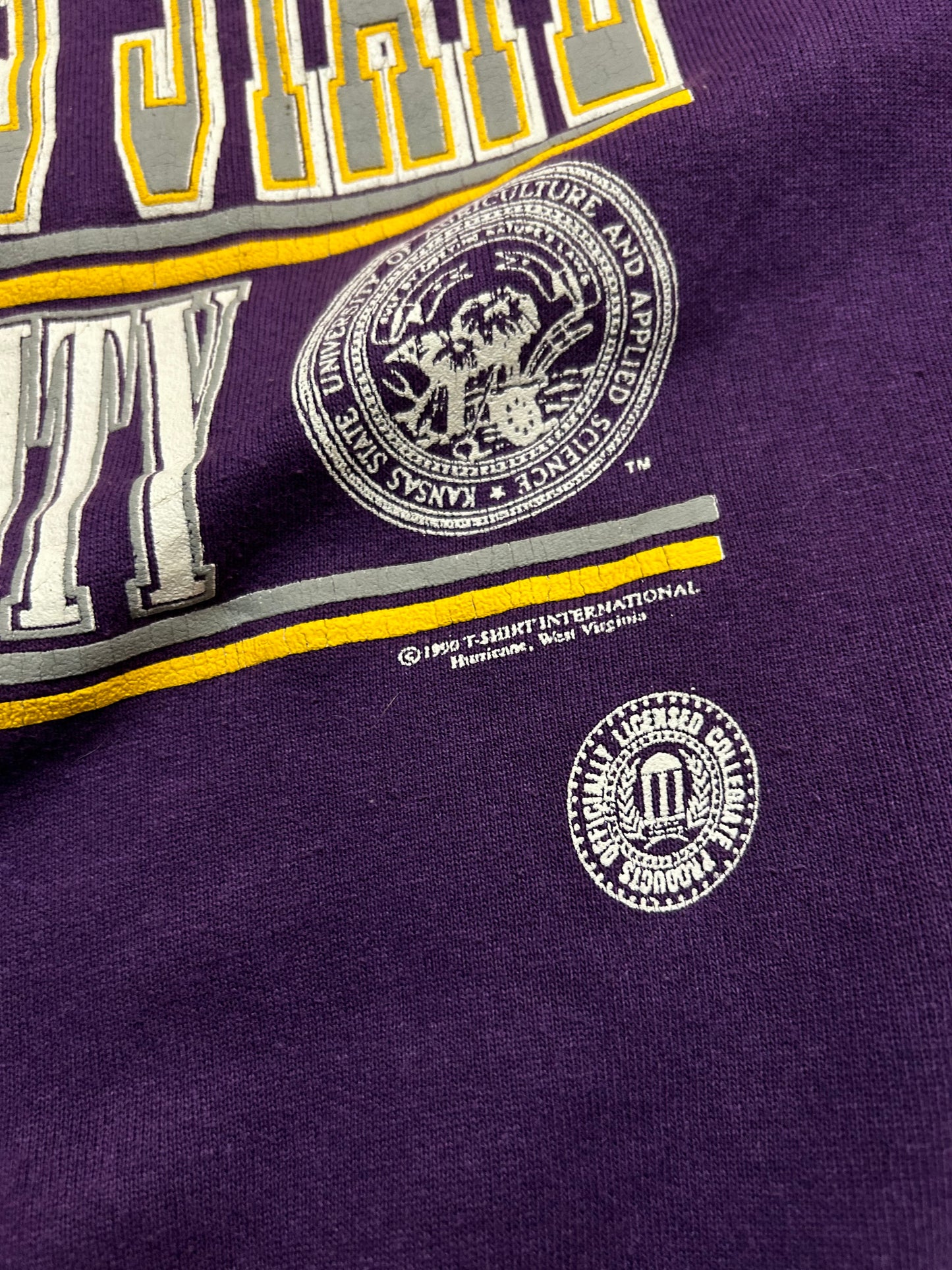 Vintage 90s Kansas State Wildcats crewneck sweatshirt size Large Jerzees Tag