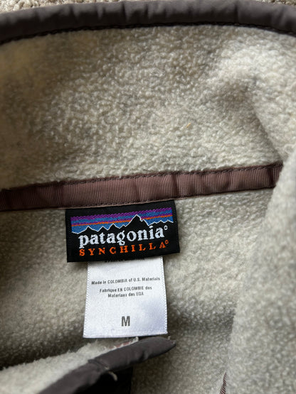 Patagonia Synchilla Snap-T SS05 Vintage Fleece Jacket Neutro Medium Oatmeal 2005