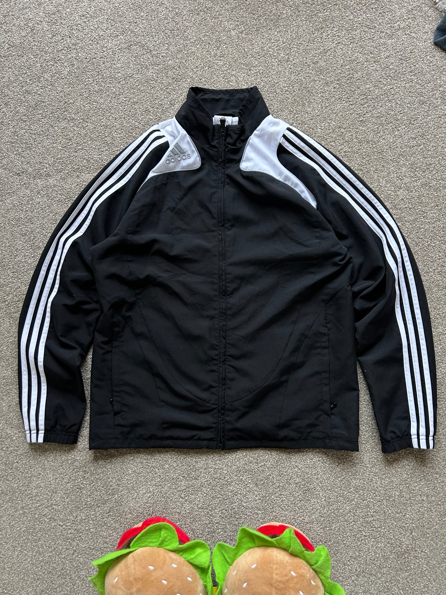 Adidas Black Track Jacket Large