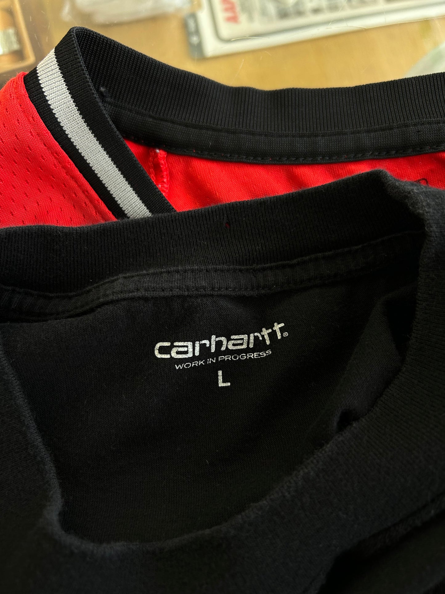 black Carhartt WIP Archive Girl short-sleeve t-shirt featuring a vintage photographic chest print. Large