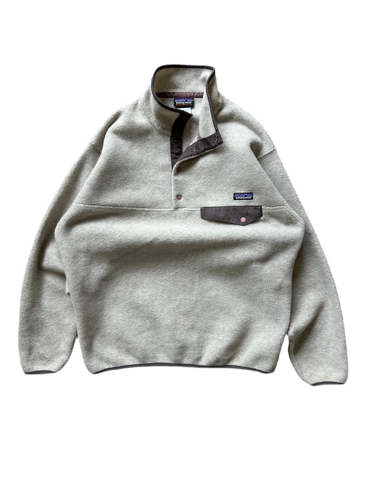 Patagonia Synchilla Snap-T SS05 Vintage Fleece Jacket Neutro Medium Oatmeal 2005