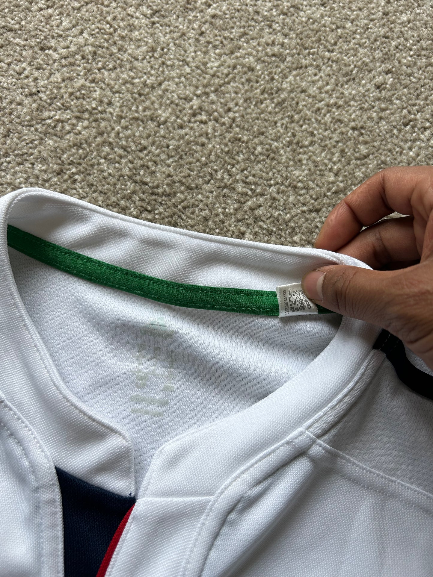 white Adidas British & Irish Lions Rugby Union training shirt from the 2013 Tour to Australia XL