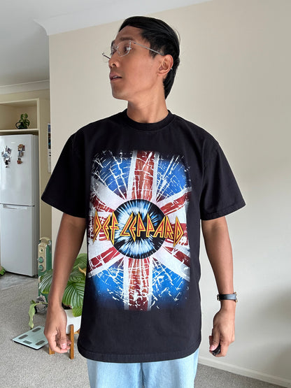 Def Leppard Rock of Ages 2005 concert tour t-shirt Thailand Boot Large