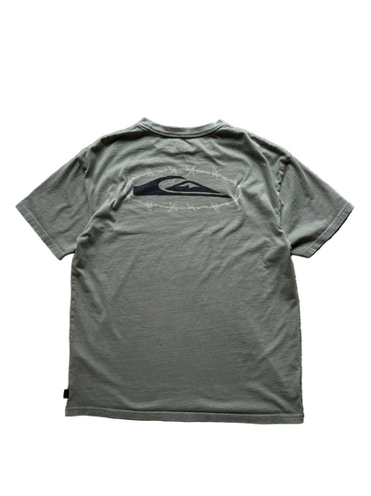 Quicksilver Green Tee Tshirt Medium Oversize Large Fit