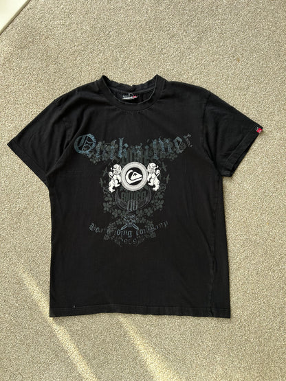 Y2K Quiksilver Tee Black Medium