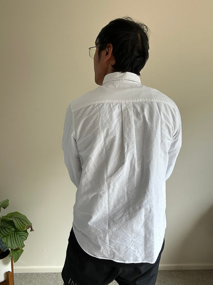 Ralph Lauren White Oxford Polo Medium