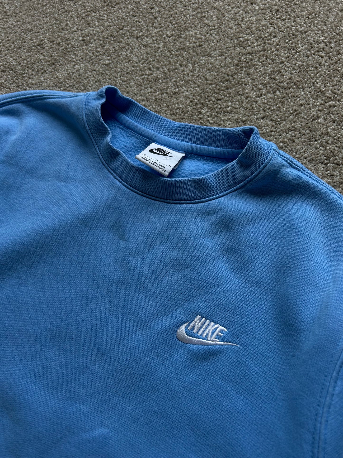 Nike Baby Blue Sweater Crewneck Medium