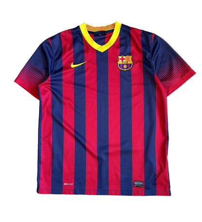 Nike FC Barcelona home shirt from the 2013/14 season Red Large