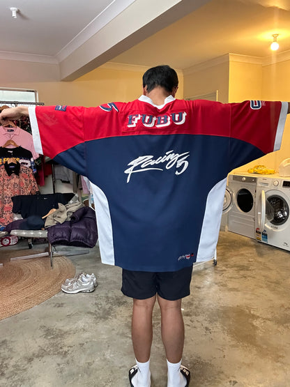 FUBU "05" racing jersey from the 1990s or Y2K era 3XL Navy