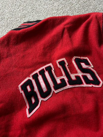Vintage Chicago Bulls Varsity Jacket DeLong Tag Large NBA
