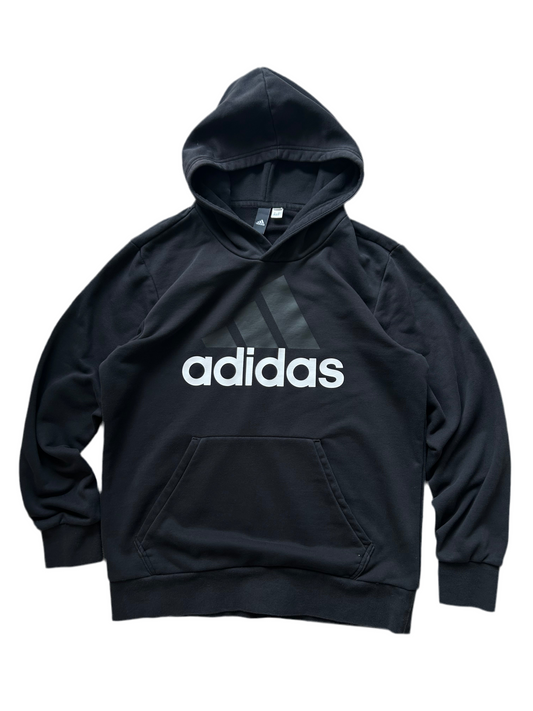 Adidas Essentials Linear Logo Hoodie Large Black