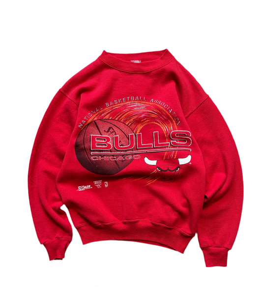 Vintage Chicago Bulls Sweater Red Small Salem Tab NBA